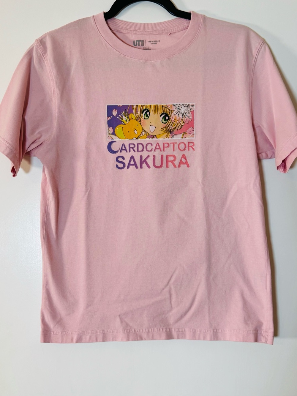 Uniqlo UT The World of CLAMP Cardcaptor Sakura Pink Graphic Tee Size S